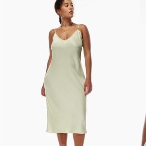 Aritzia Wilfred Only Slip Midi Dress